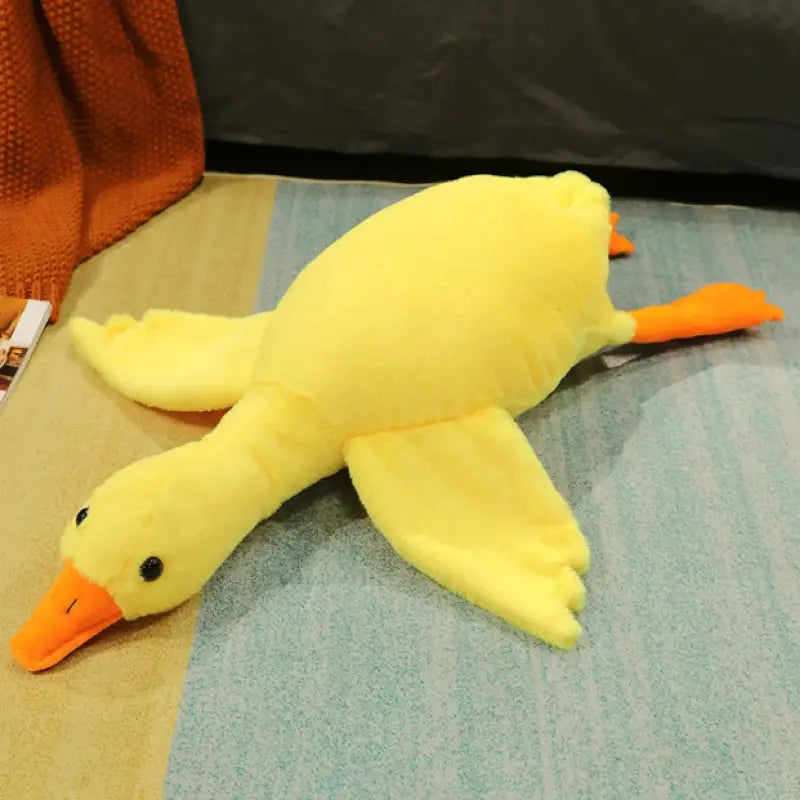 peluche oie geante - Jaune / 50cm