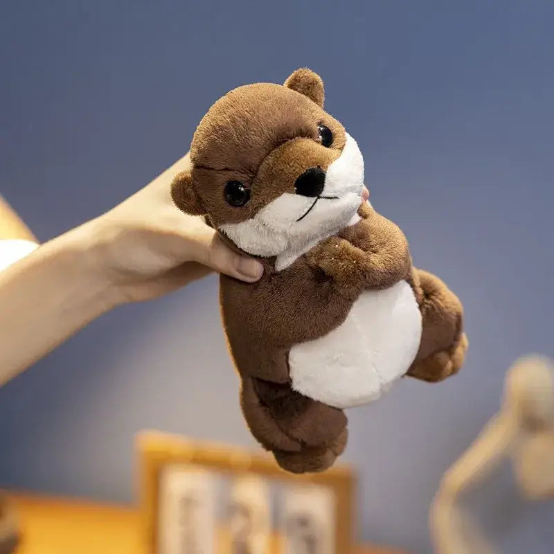 peluche loutre mignonne - 19cm