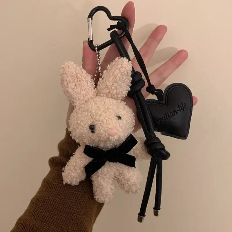 porte clé lapin - Blanc