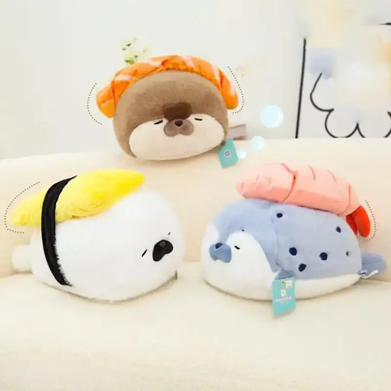 loutre calin peluche