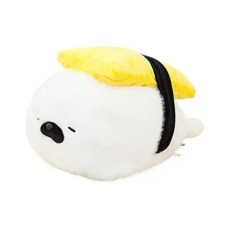 loutre calin peluche - Blanc