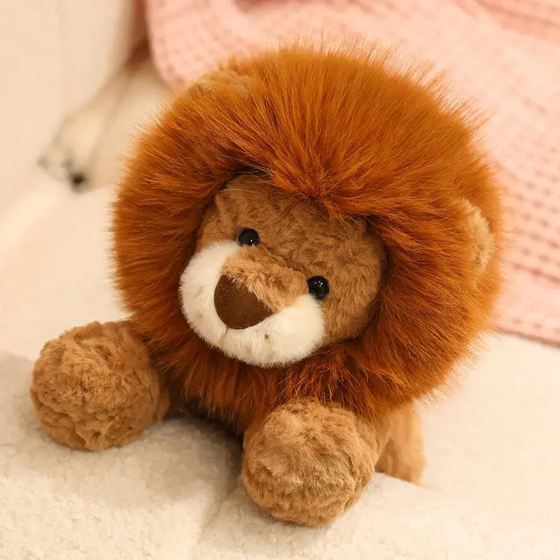 peluche lion bebe