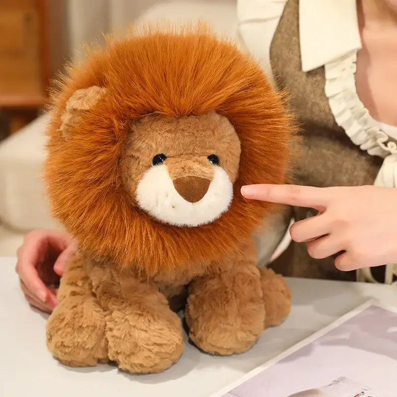 peluche lion bebe