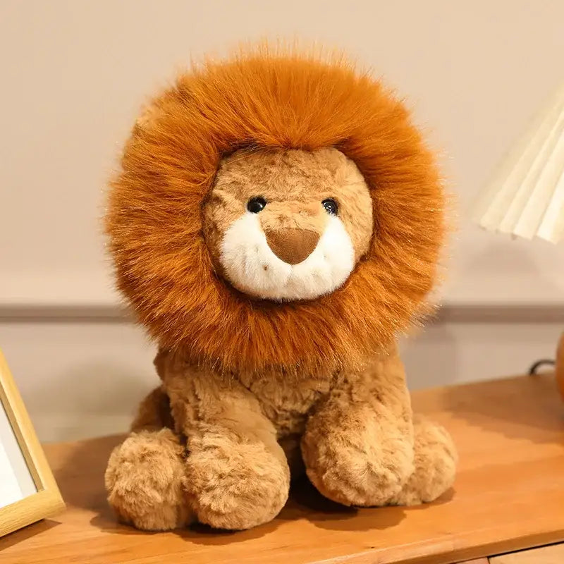 peluche lion bebe