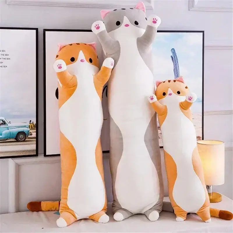 grande peluche chat