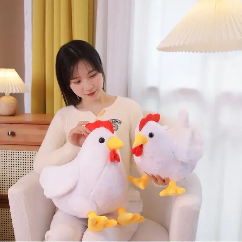 poule peluche
