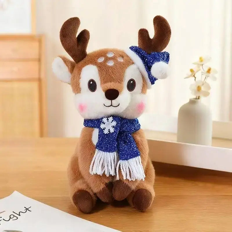 peluche de renne - Bleu