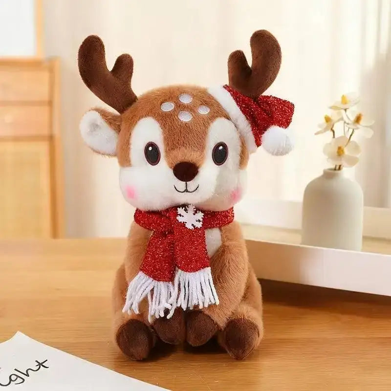 peluche de renne - Rouge