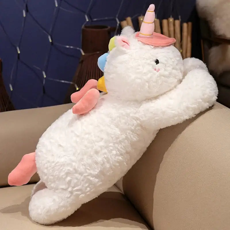grande licorne en peluche - 60cm