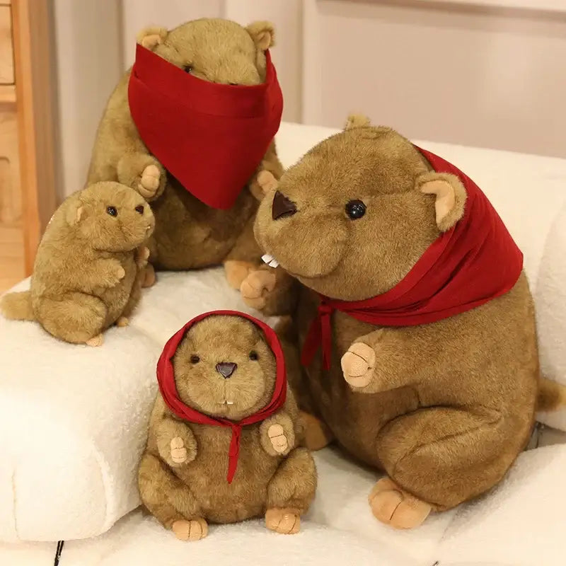 marmotte peluche