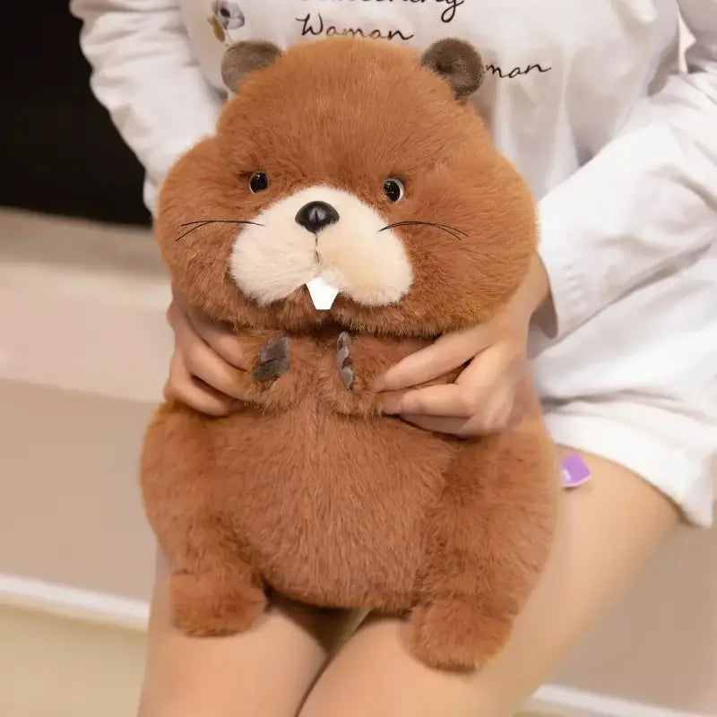 marmotte en peluche
