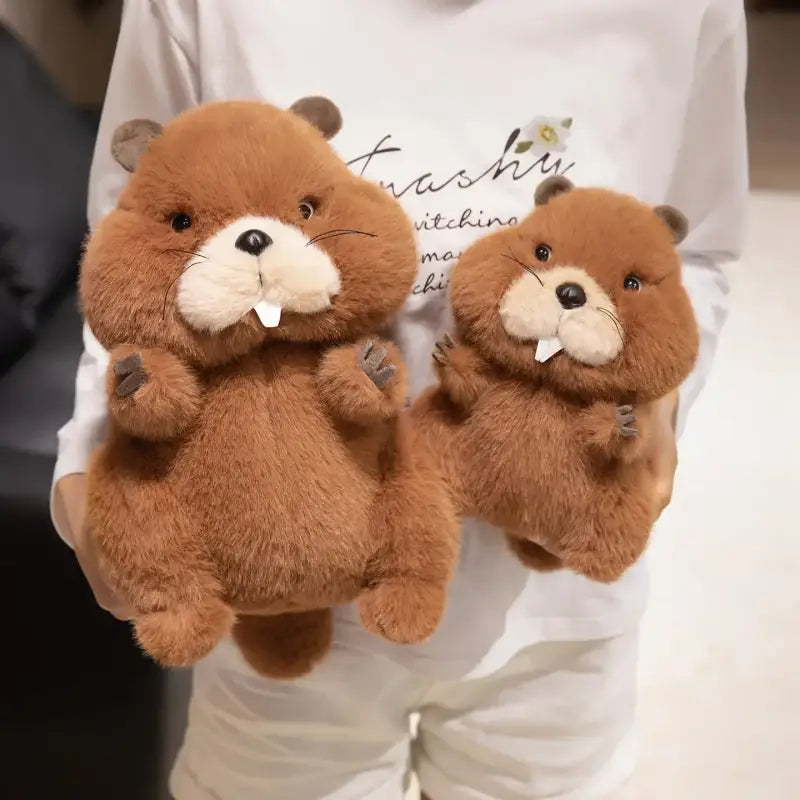 marmotte en peluche