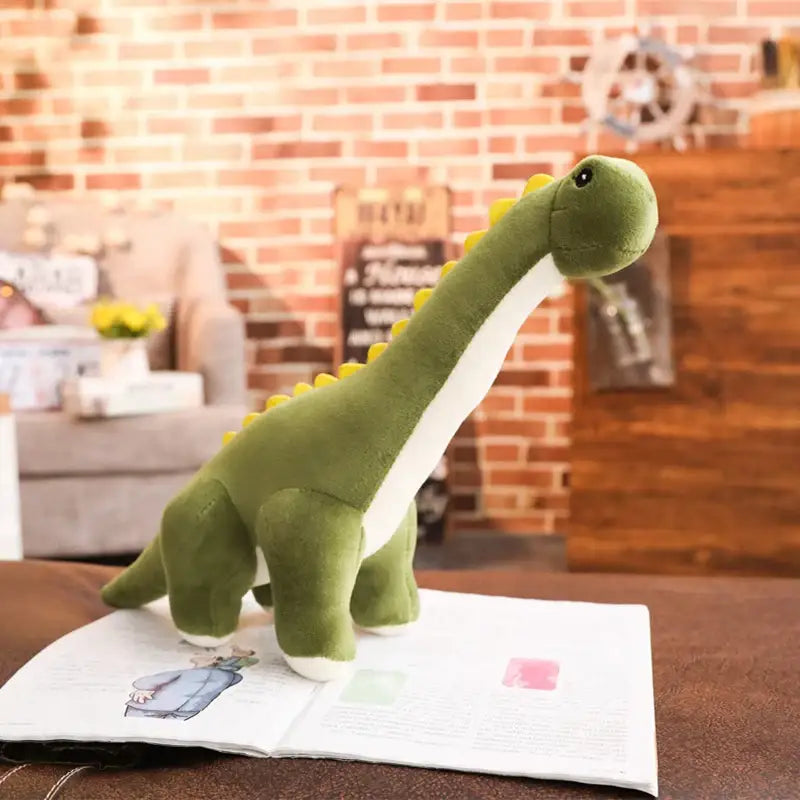 Marvin le Diplodocus Kawaii - Vert / 120cm - Peluche Dinosaure XXL