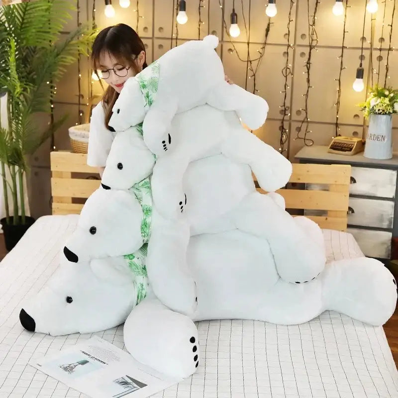 grande peluche ours polaire