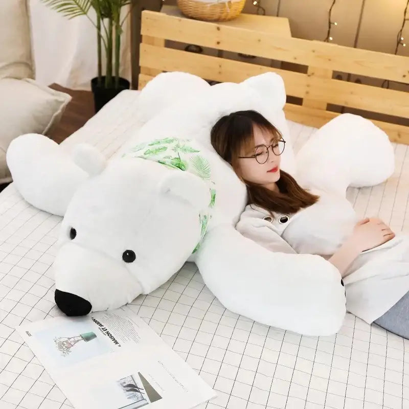 grande peluche ours polaire
