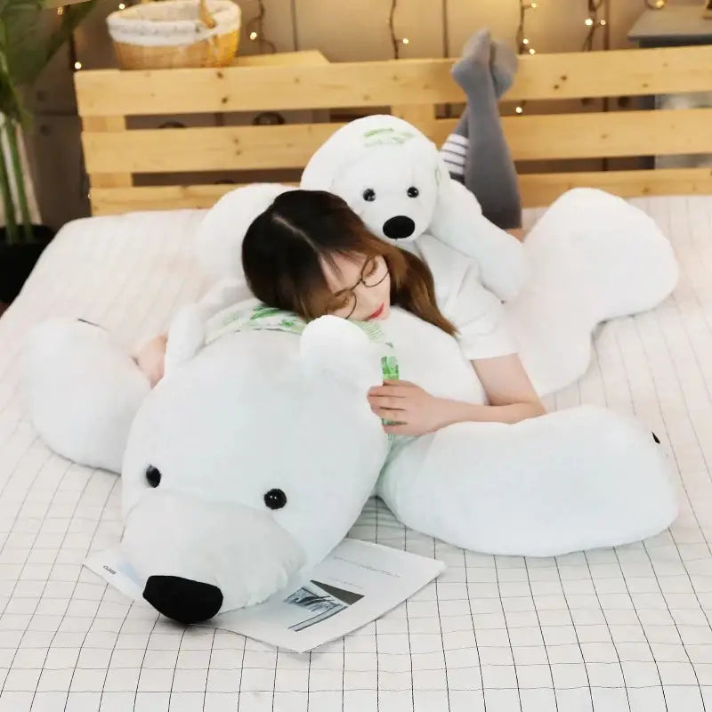 grande peluche ours polaire