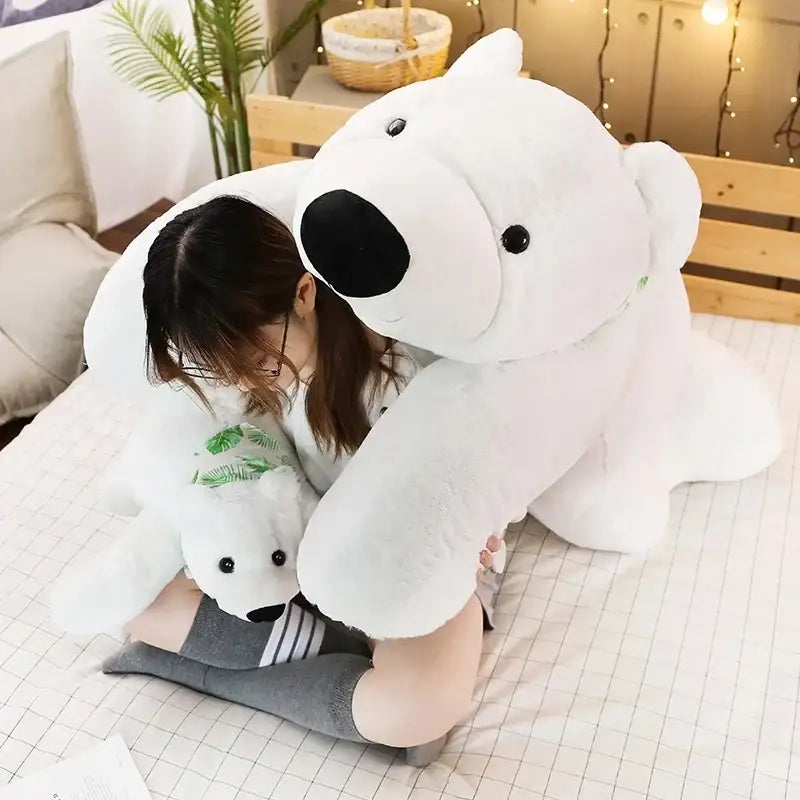 grande peluche ours polaire