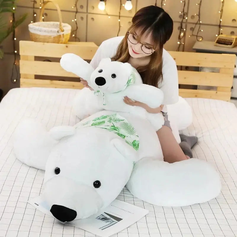 grande peluche ours polaire