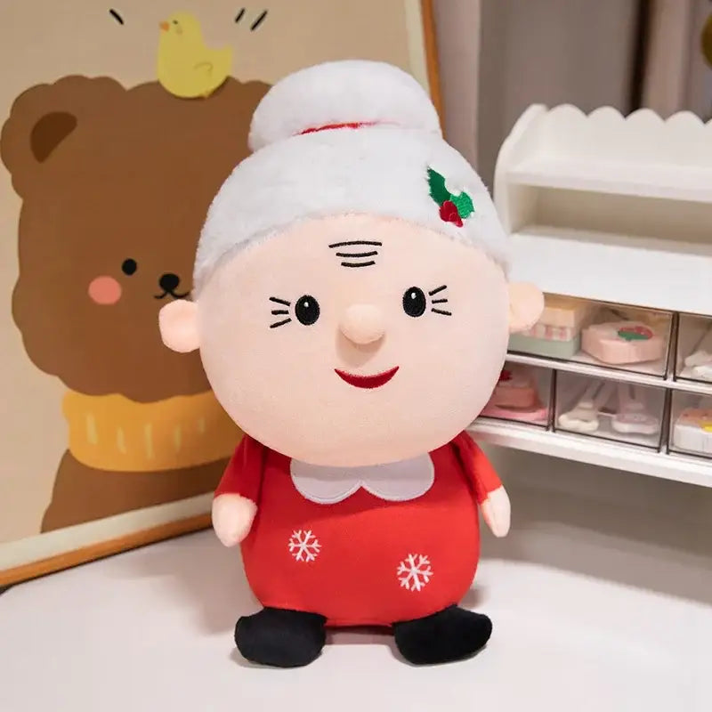 peluche mere noel - 23cm