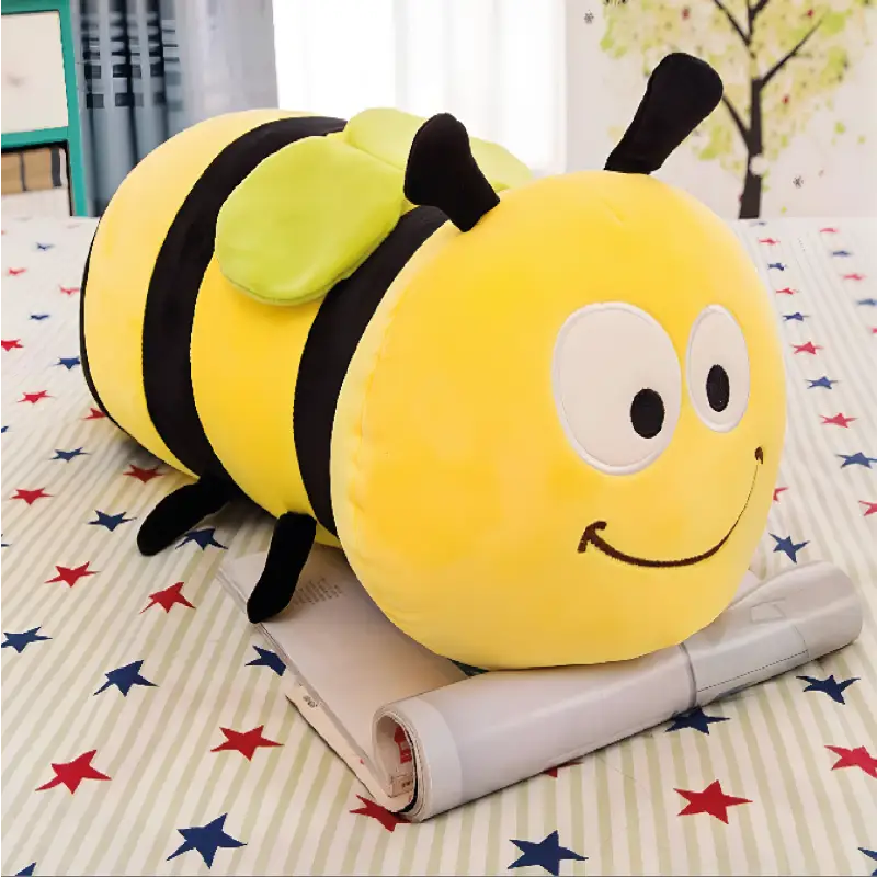 Mielette l’Abeille en coussin - Peluche Abeille en Coussin