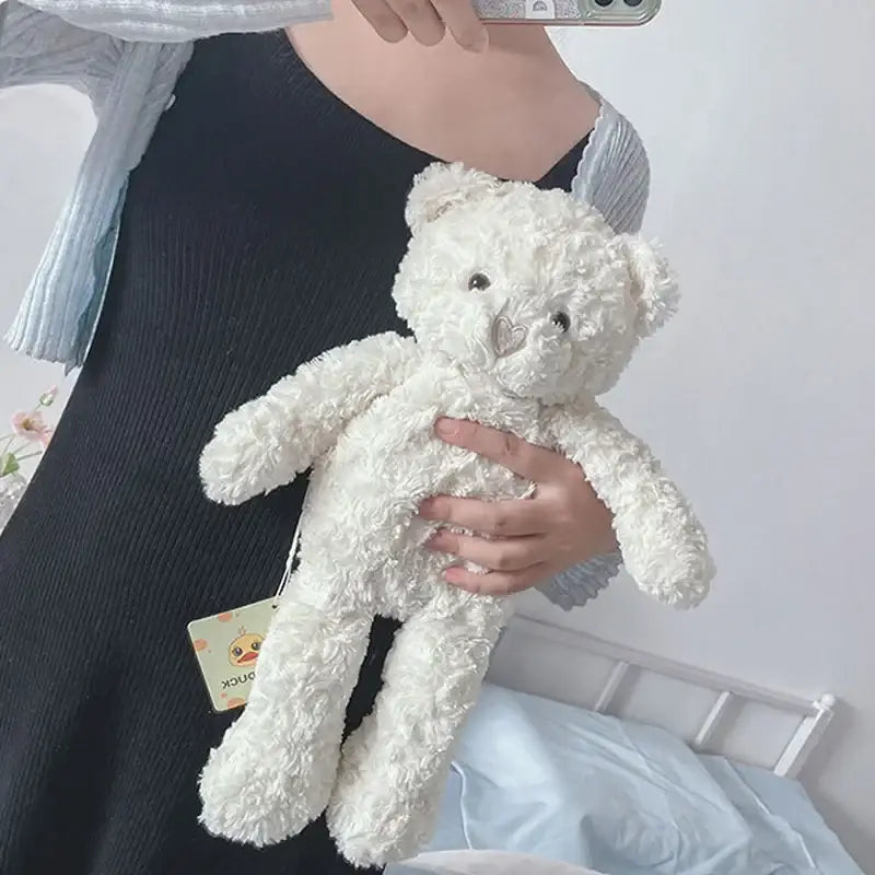 peluche en ours - Blanc / 40cm