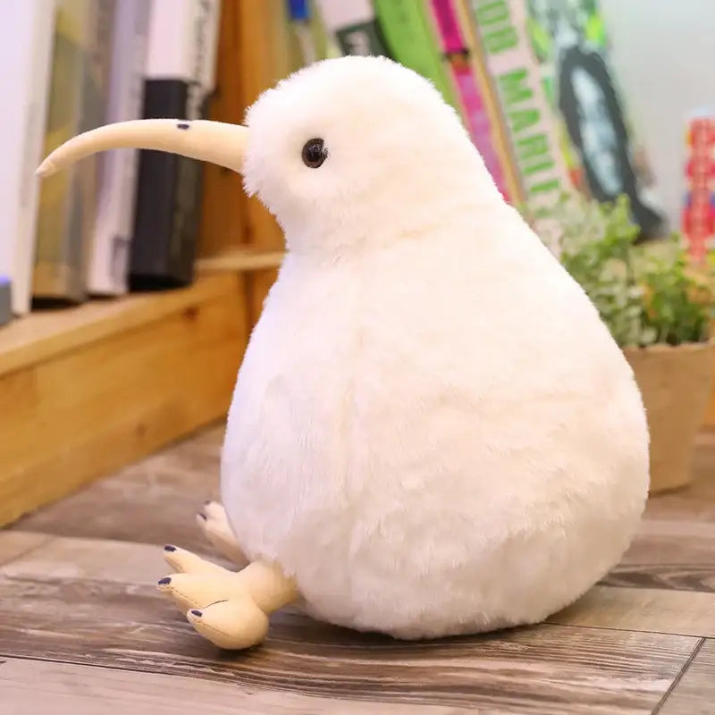 oiseau en peluche - Blanc