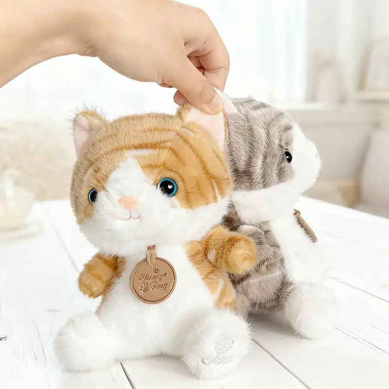 mini peluche chat