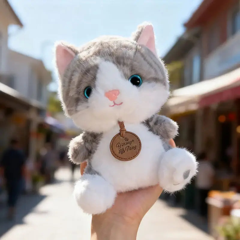 mini peluche chat