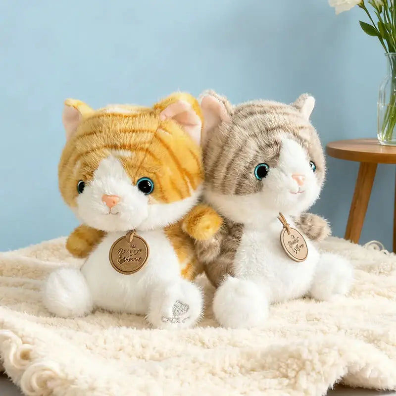 mini peluche chat