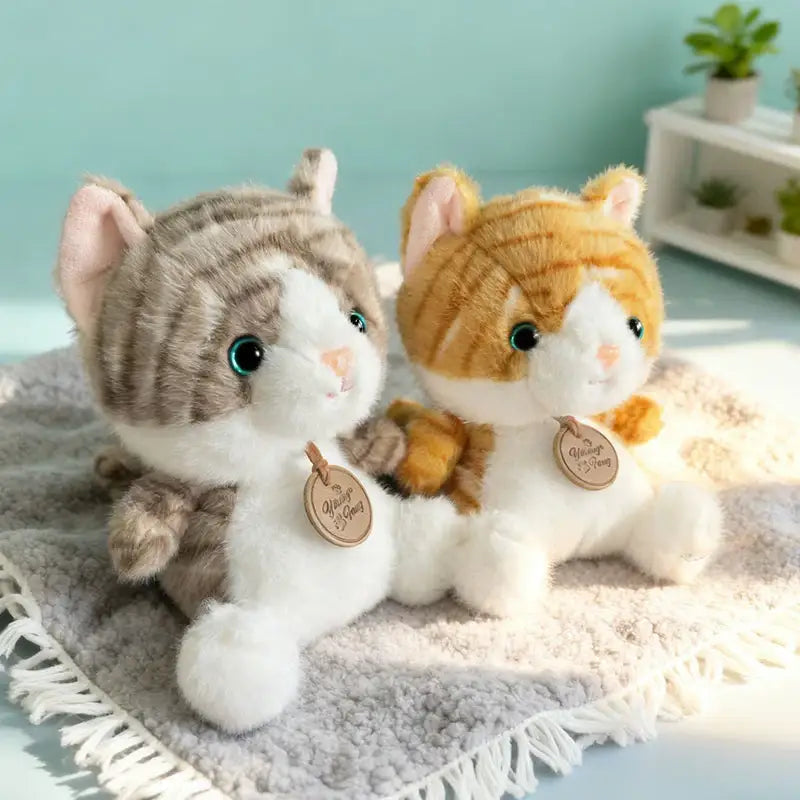 mini peluche chat