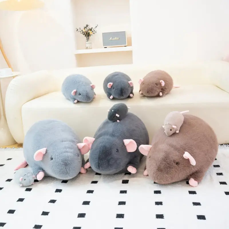 mini souris peluche