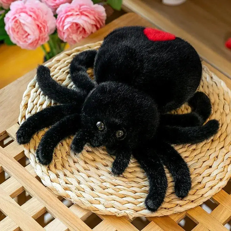 araignée en peluche - Noir