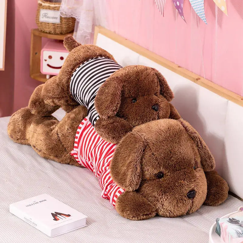 grand chien peluche