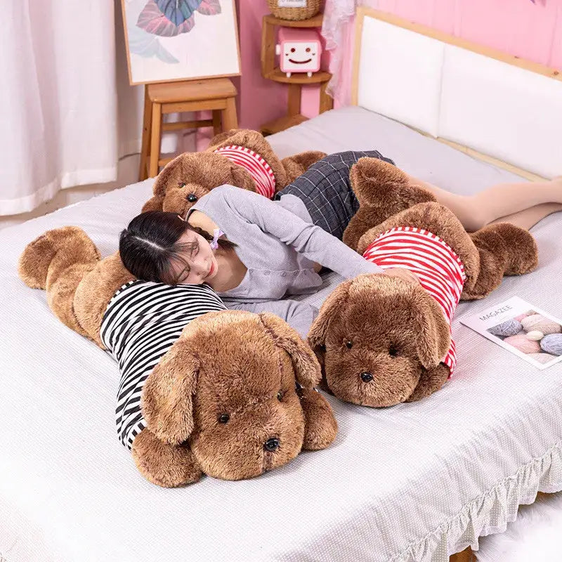 grand chien peluche