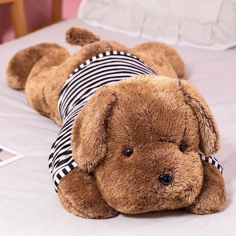 grand chien peluche - Bleu / 70cm