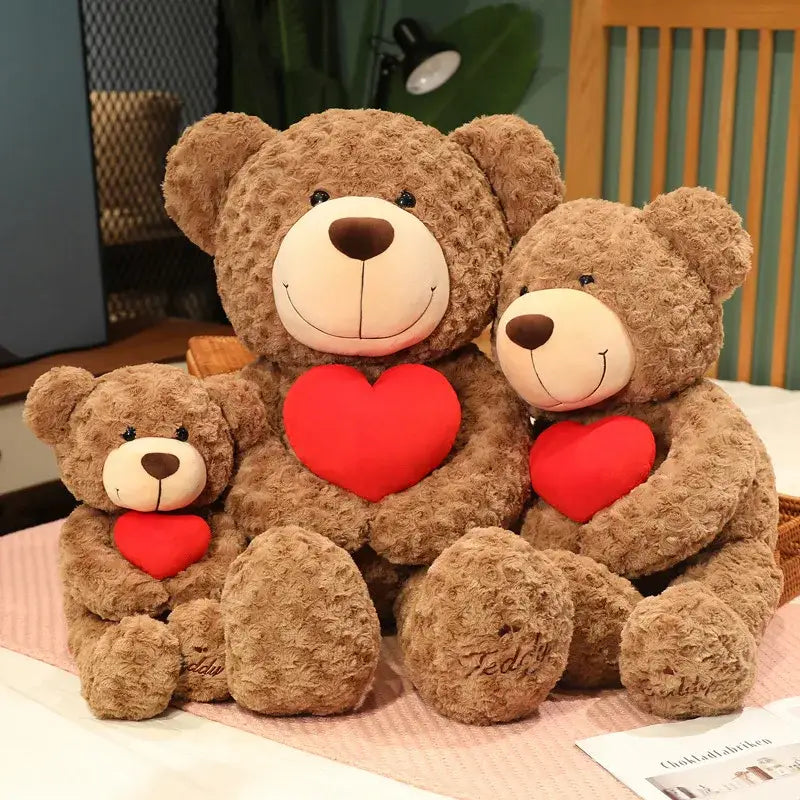 peluche ours coeur