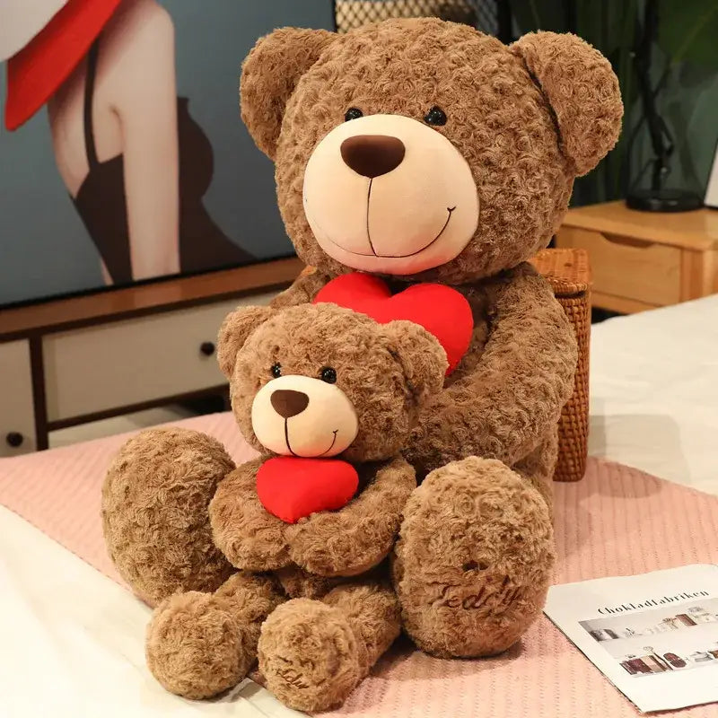peluche ours coeur