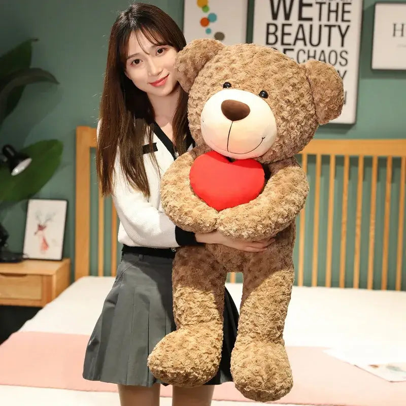 peluche ours coeur