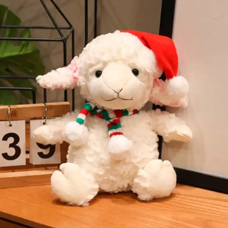 peluche mouton blanc - 15cm