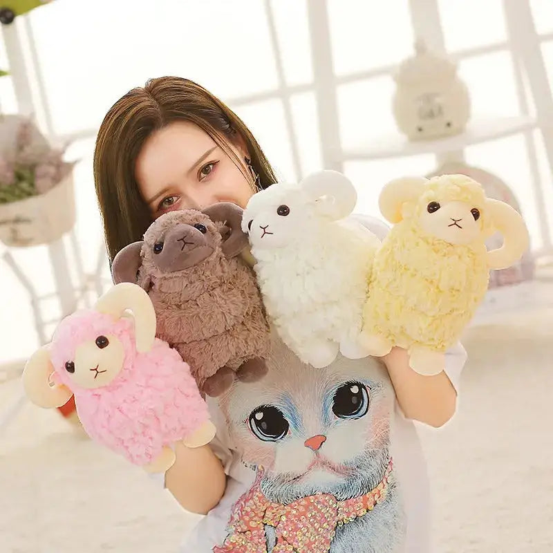 mouton en peluche