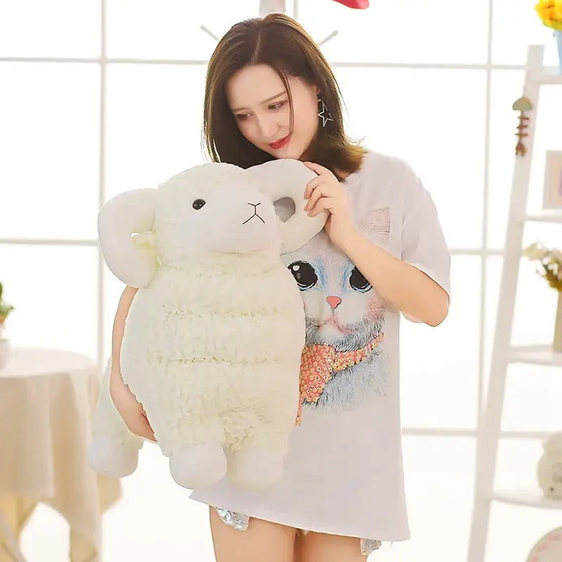 mouton en peluche
