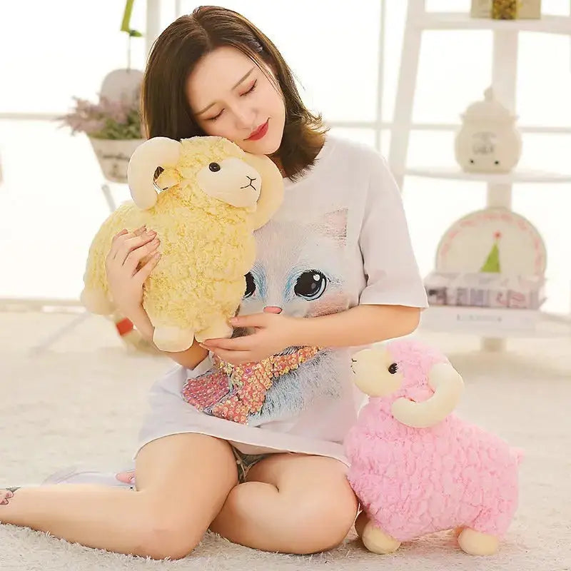 mouton en peluche