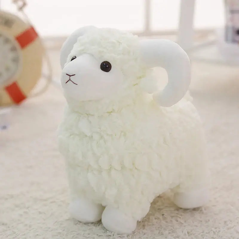 mouton en peluche - Blanc / 25cm