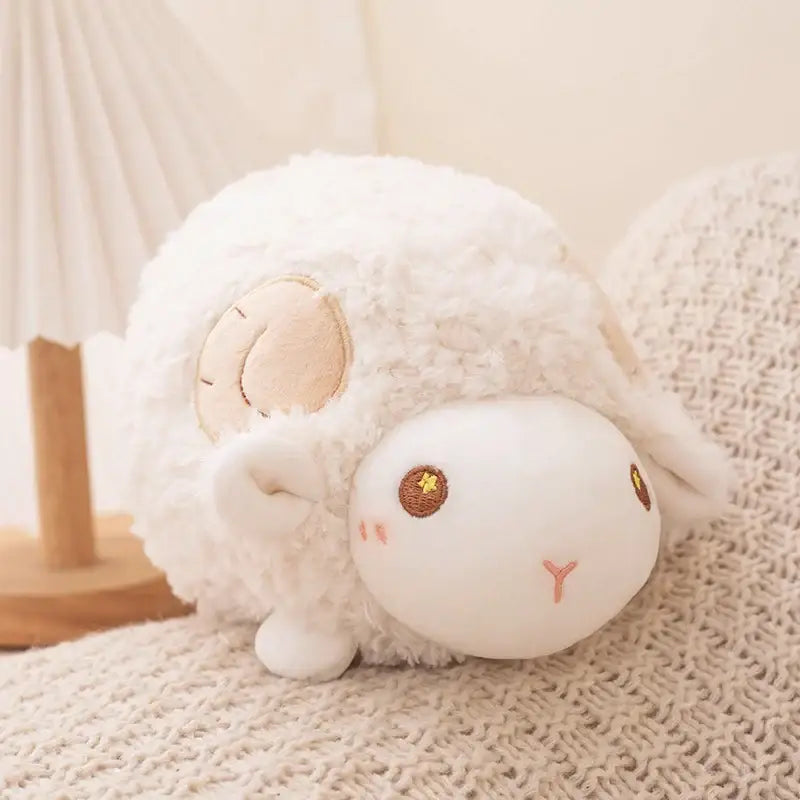 mouton peluche boule - Blanc