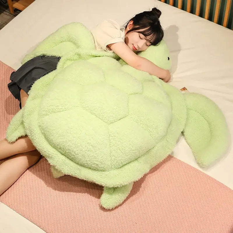 tortue peluche géante