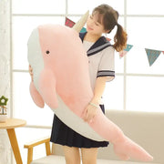 narval peluche - Rose / 60cm