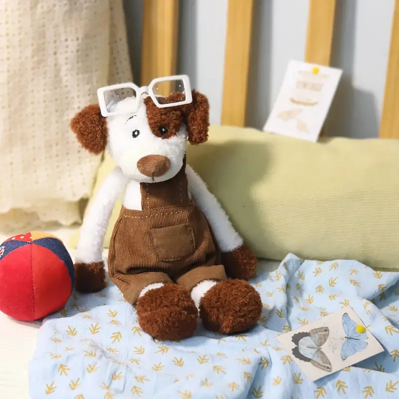 bebe chien peluche