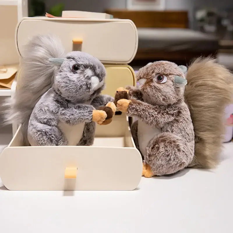 ecureuil bébé en peluche