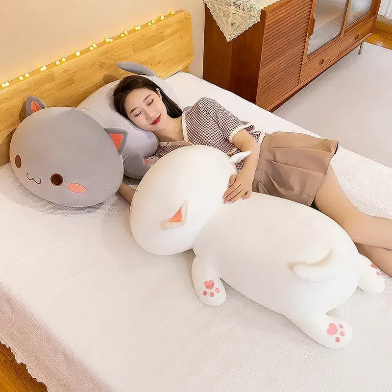 grosse peluche chat