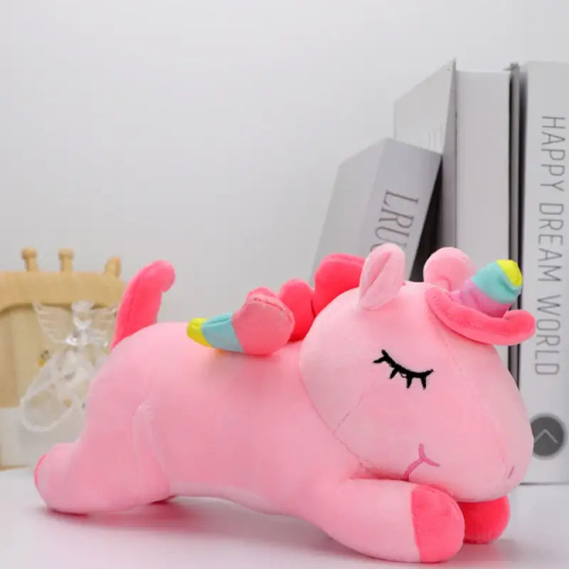 petite licorne peluche - Rose